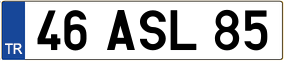 Truck License Plate